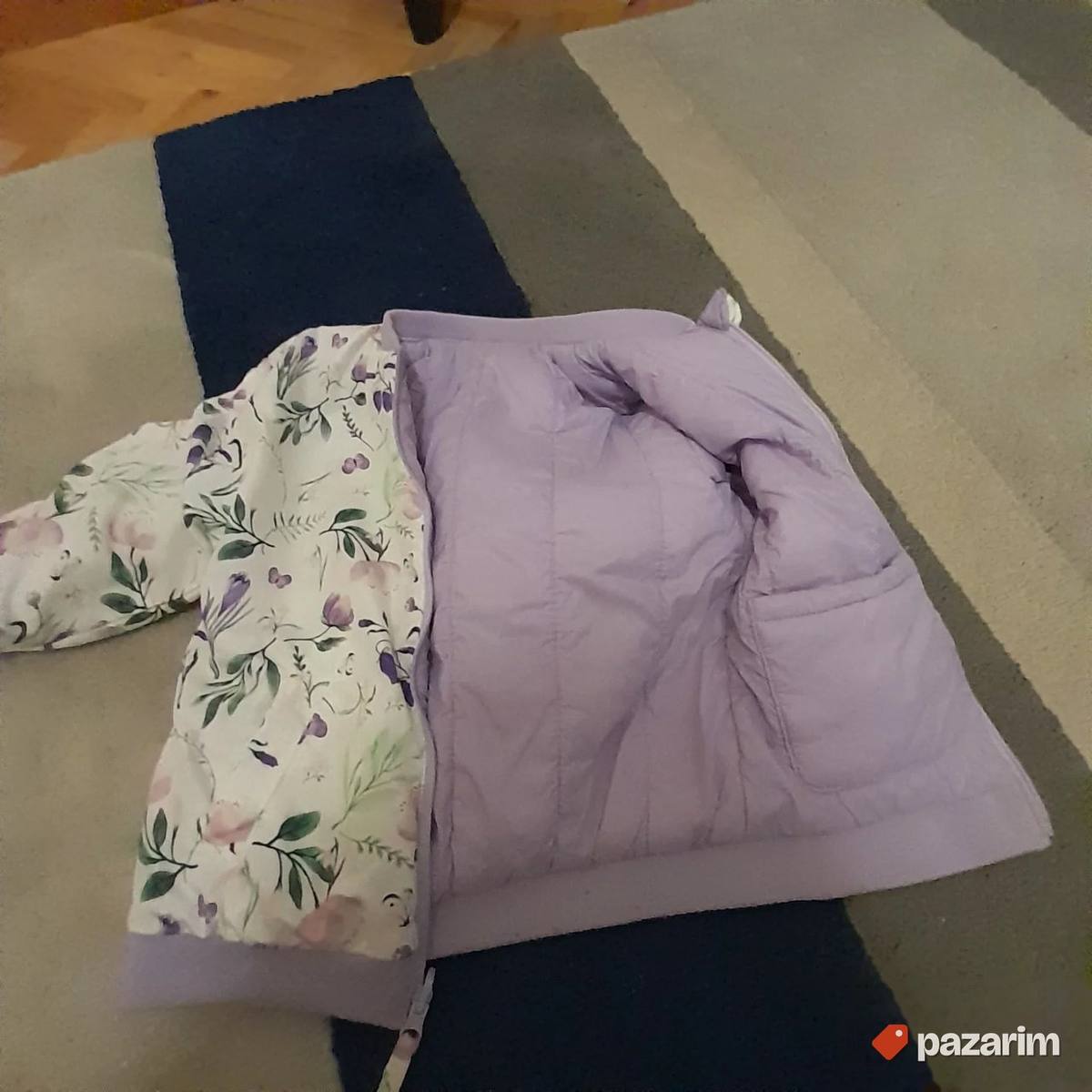 jakna sa dva lica za devojčice uzrasta 2-3 god 1