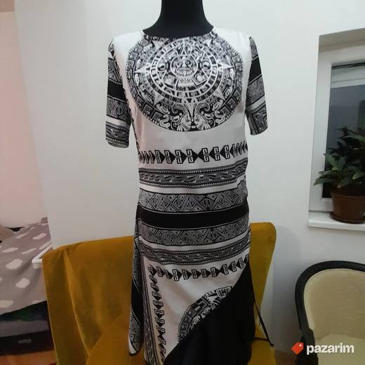 Asimetrična satenska bluza vel M