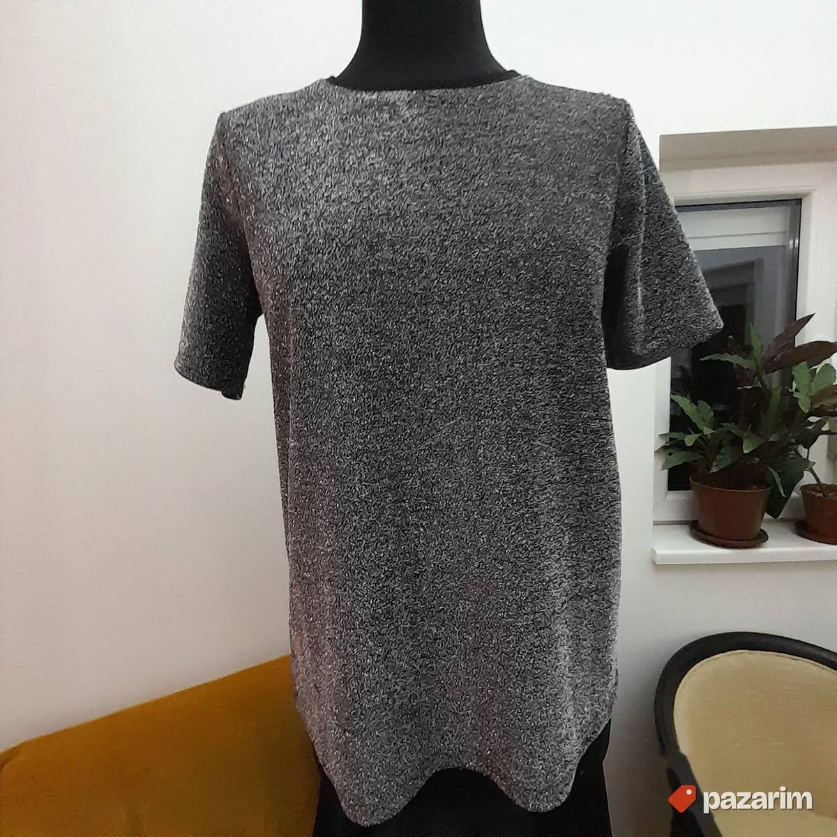 Pimkie srebrno siva bluza vel M 1