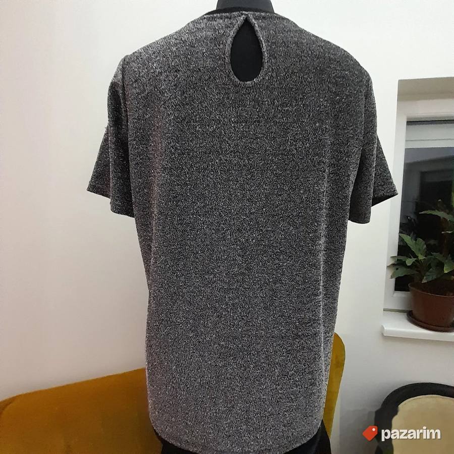 Pimkie srebrno siva bluza vel M 2