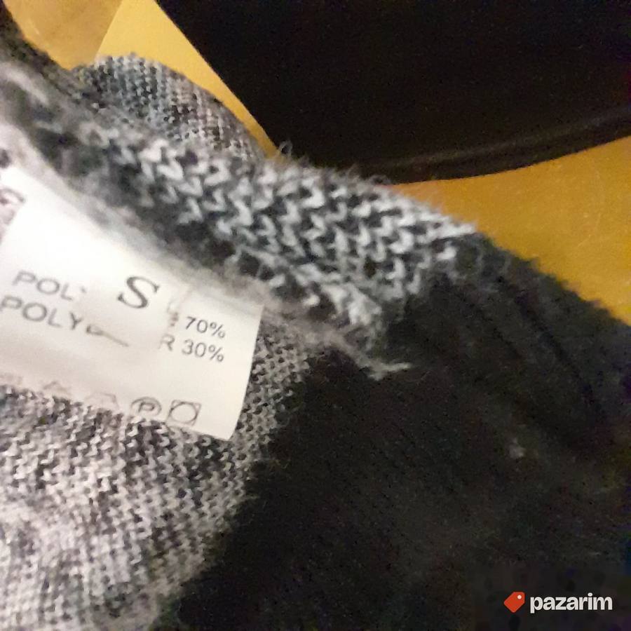Duži prsluk sa žakar šarom vel S 5