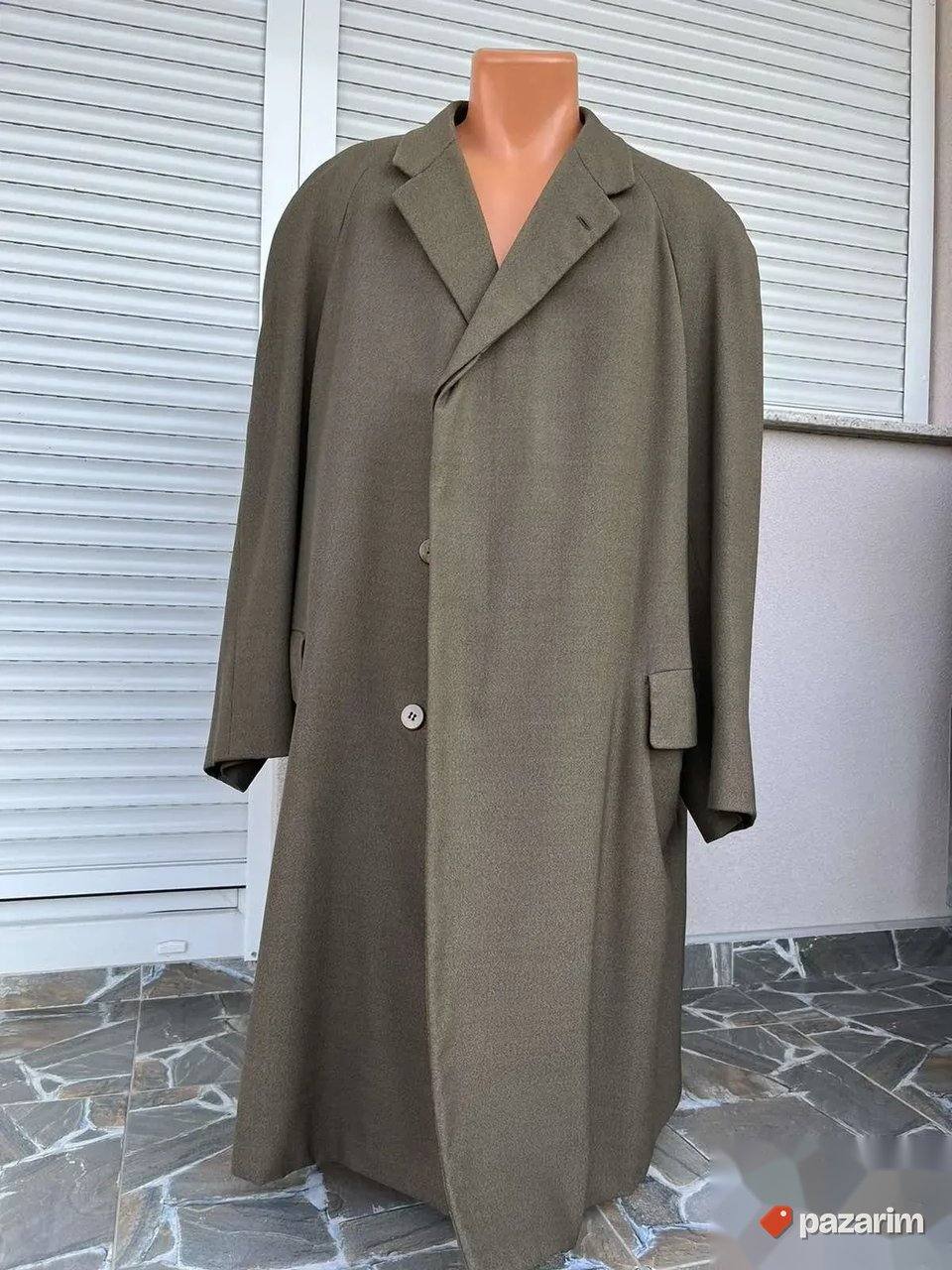 Petrolej zeleni vintage muški kaput 52-54 1