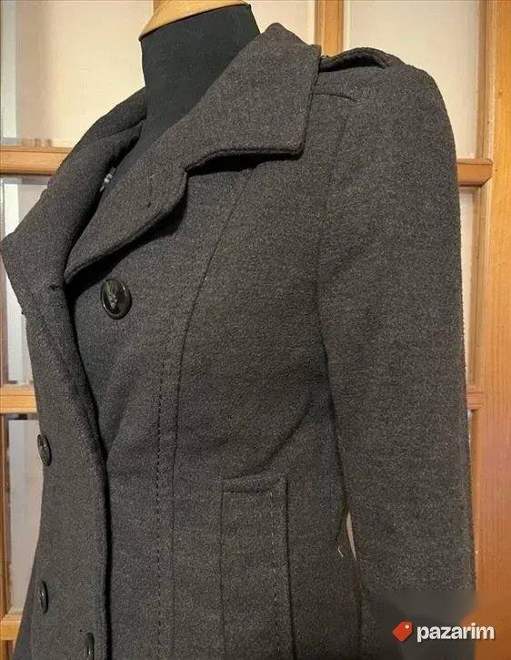 Ženski sivi kaput H&M vel 36 4