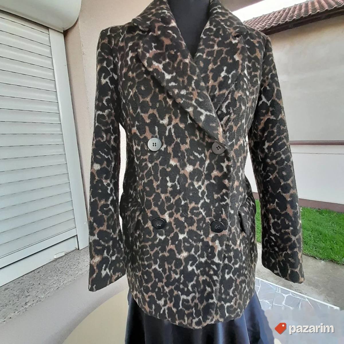 Oversize kaputić u leopard dezenu vel XS 1