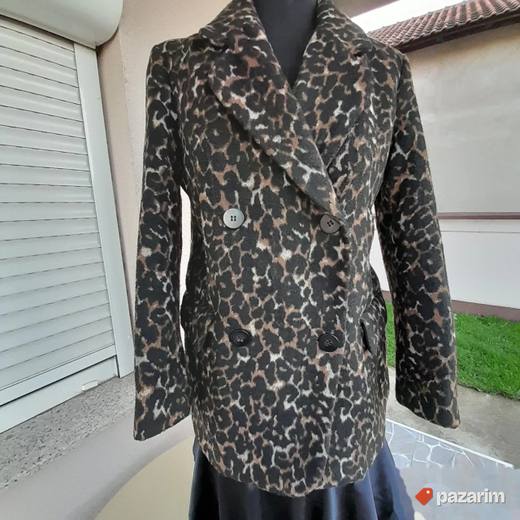 Oversize kaputić u leopard dezenu vel XS