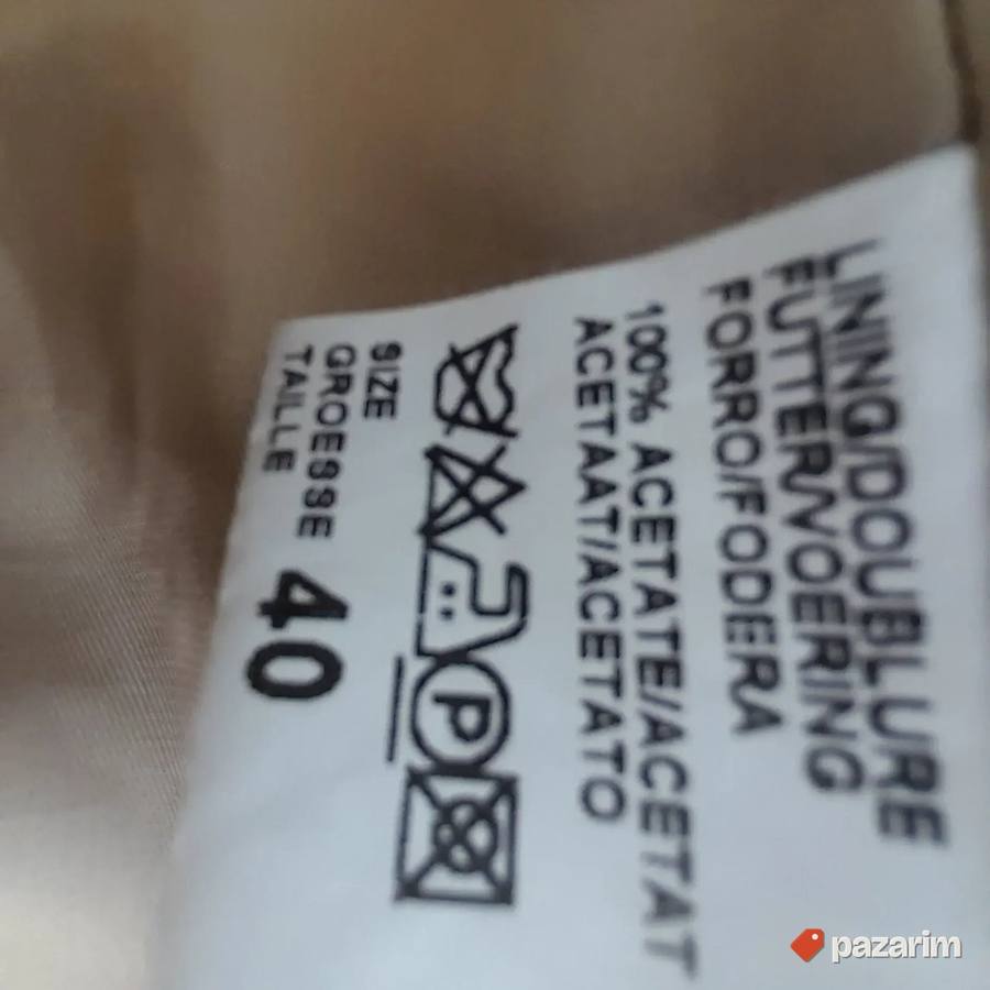 Kožna ženska oversize krem jakna br 40 7