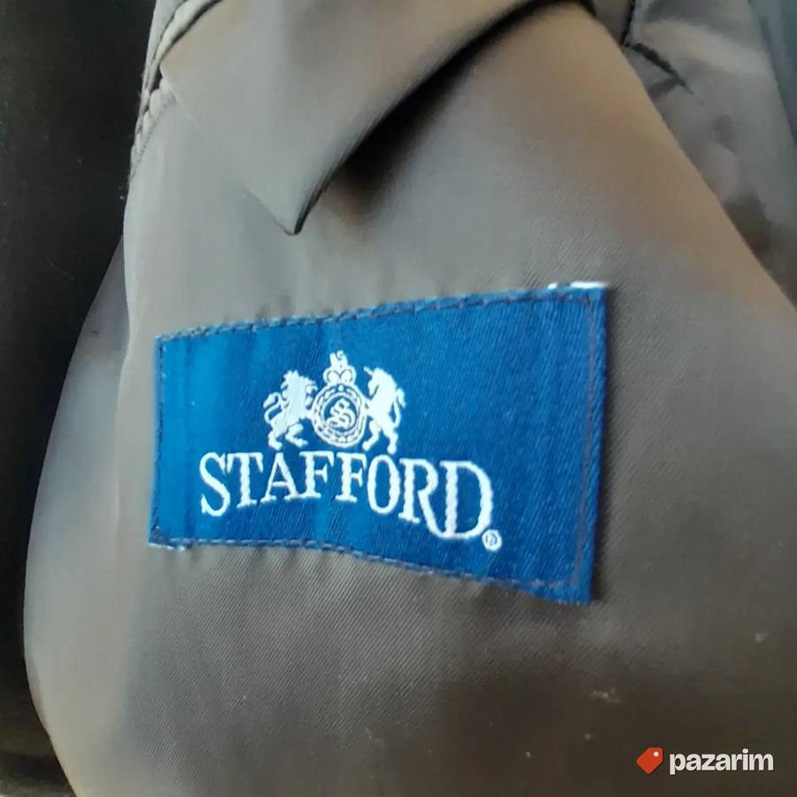 Muški crni kaput Stafford ve S 3