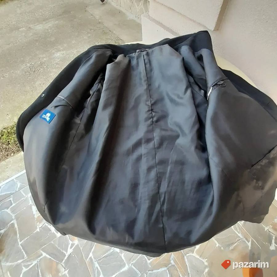 Muški crni kaput Stafford ve S 4