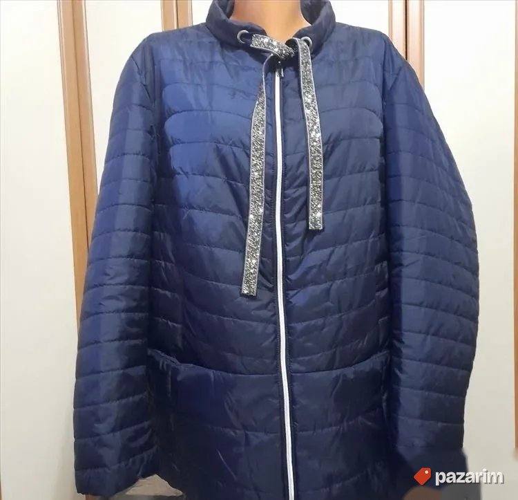 Ženska teget vindjakna br 52 (XXL) 1