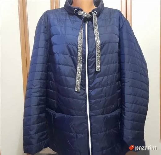 Ženska teget vindjakna br 52 (XXL)