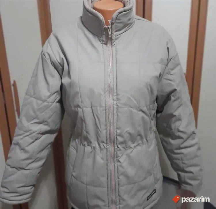 Ženska gumirana bež jakna XXL 2