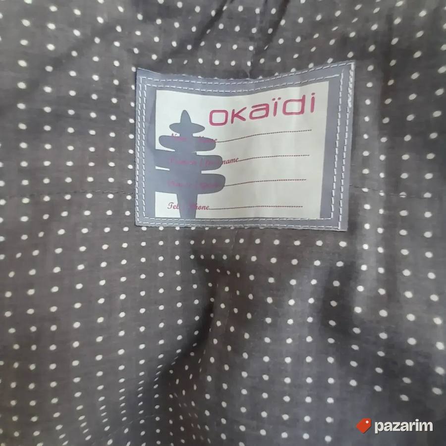 Okaidi sivi ženski poludug kaput vel XS 7