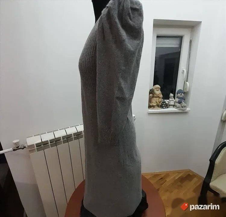 Siva trikotažna haljina Monsoon vel m 2