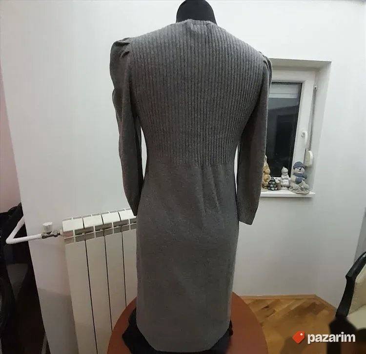 Siva trikotažna haljina Monsoon vel m 3