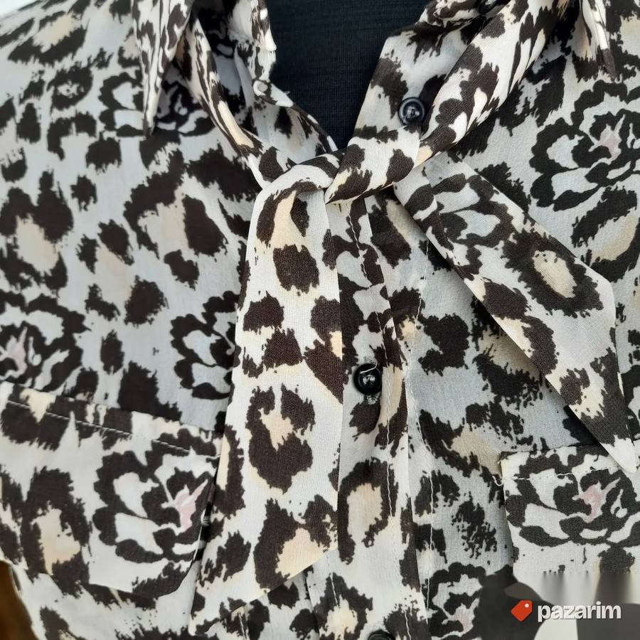 XS košulja Mango cveće u leopard dezenu 2