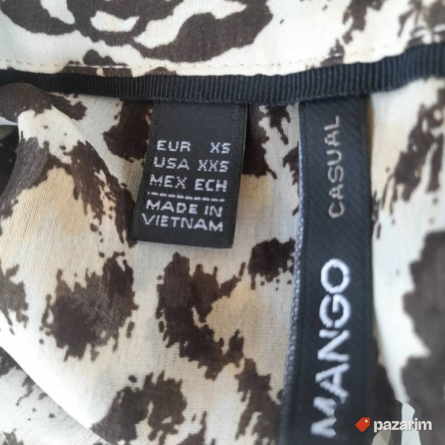 XS košulja Mango cveće u leopard dezenu 4