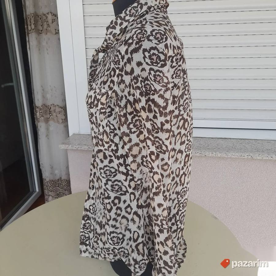XS košulja Mango cveće u leopard dezenu 5