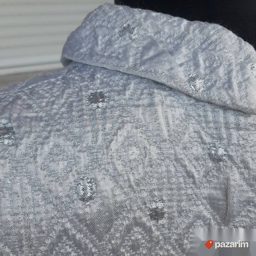 Srebrna svečana haljina vel S 3