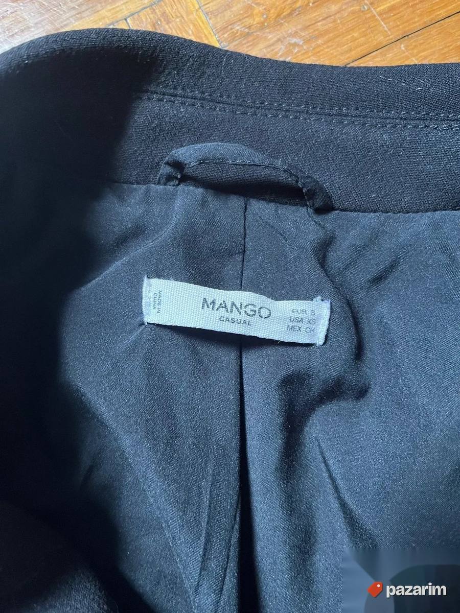 crna jakna Mango S snizeno 6