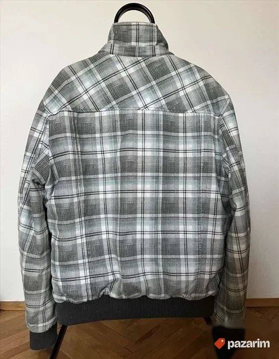 Muška karirana zimska jakna XL 2