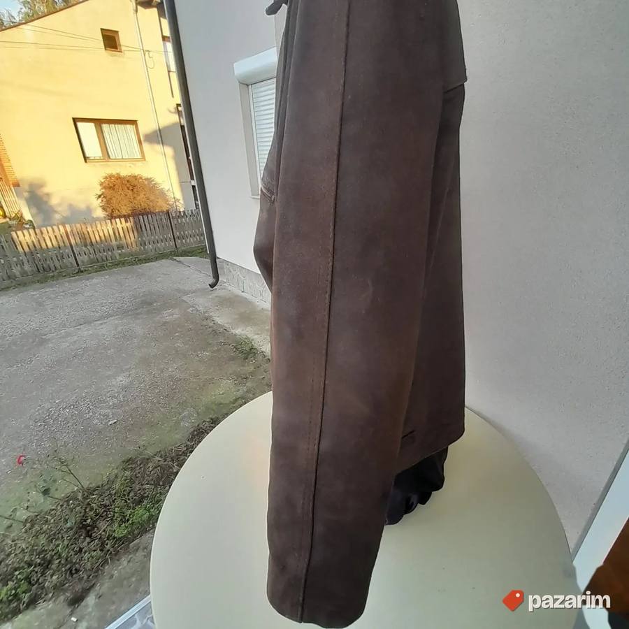 Muška jakna od prevrnute boks kože vel L 5