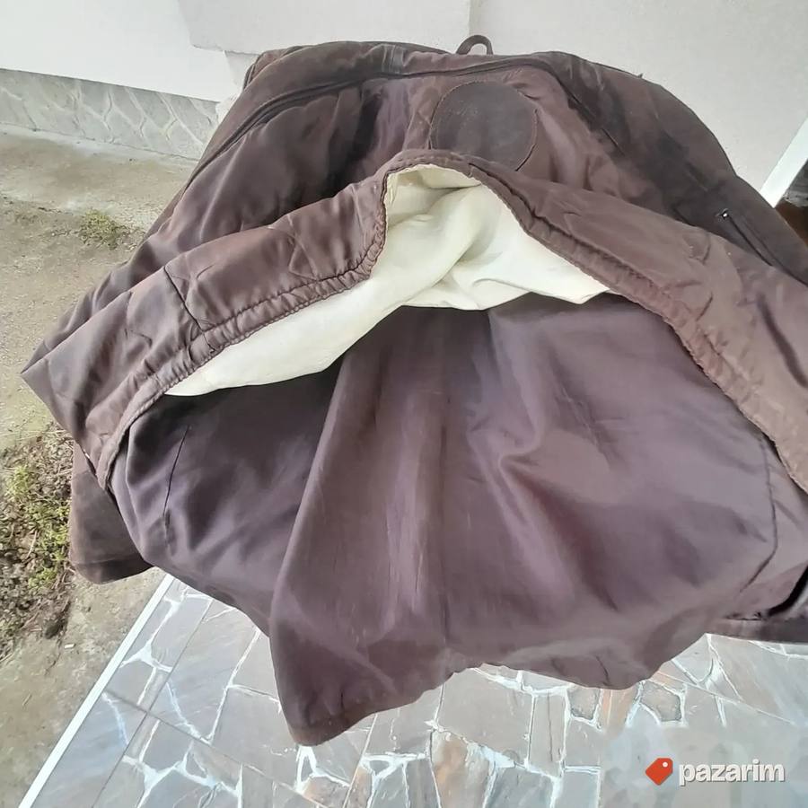 Muška jakna od prevrnute boks kože vel L 6