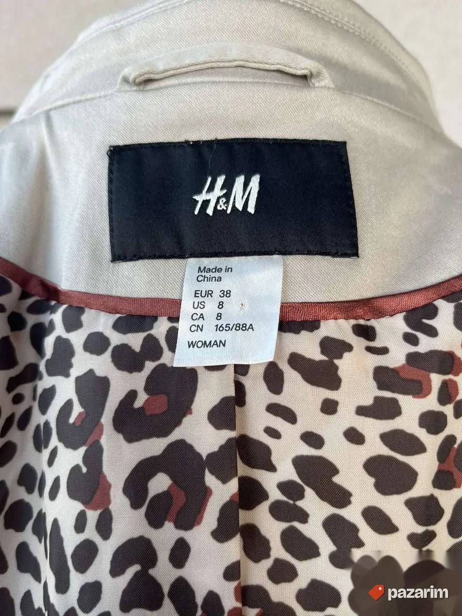 Sivi ženski HM sako vel 38 8