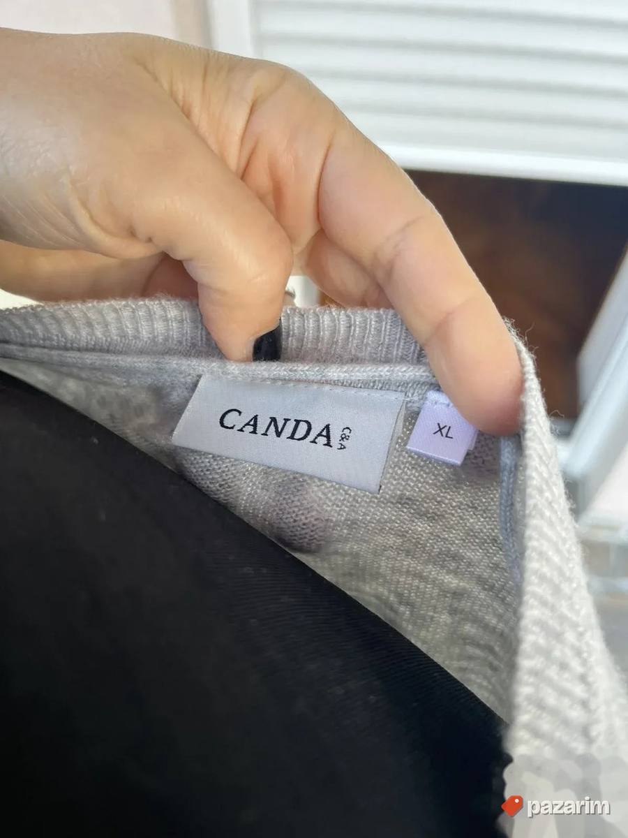 Ženski sivi džemper Canda vel XL 5