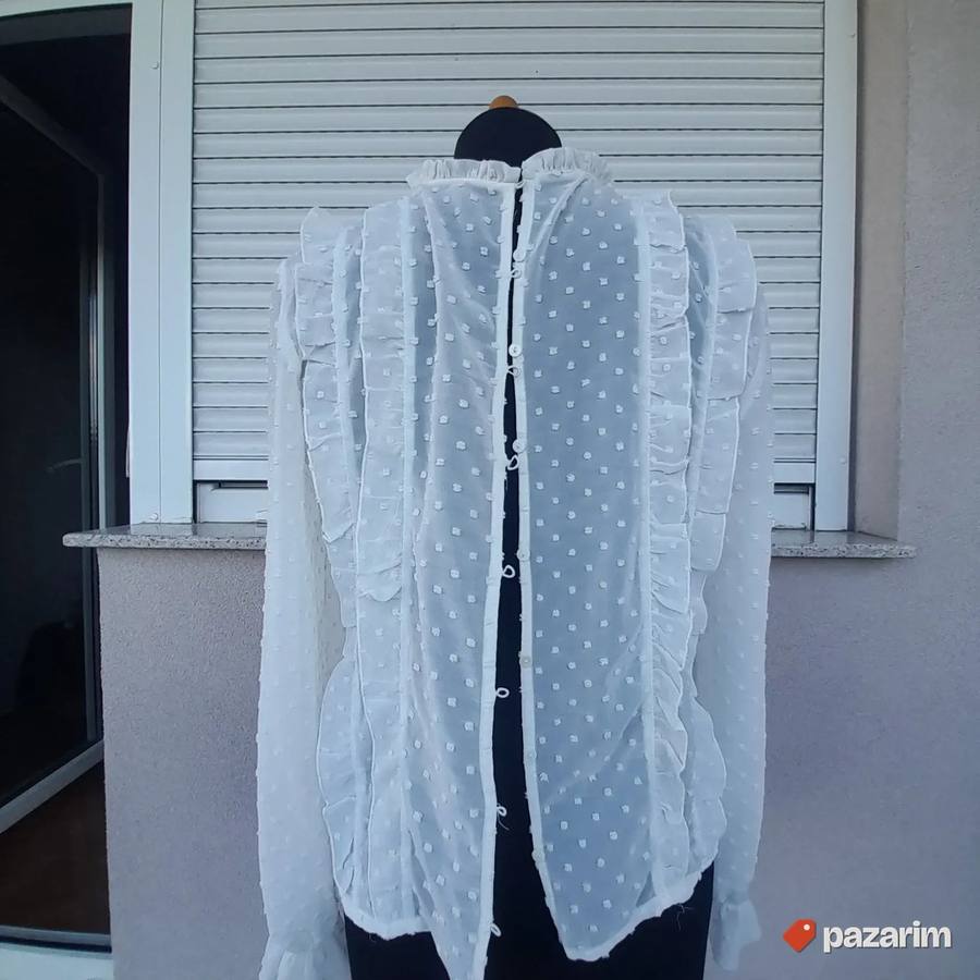 Romantična ženska bluza vel M 5