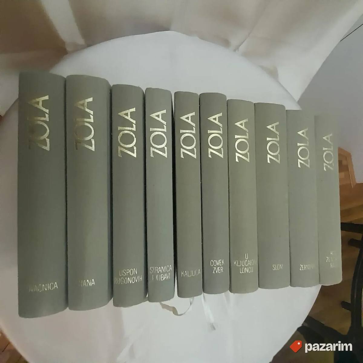 Izabrana dela Emila Zole komplet od 10 knjiga a 1