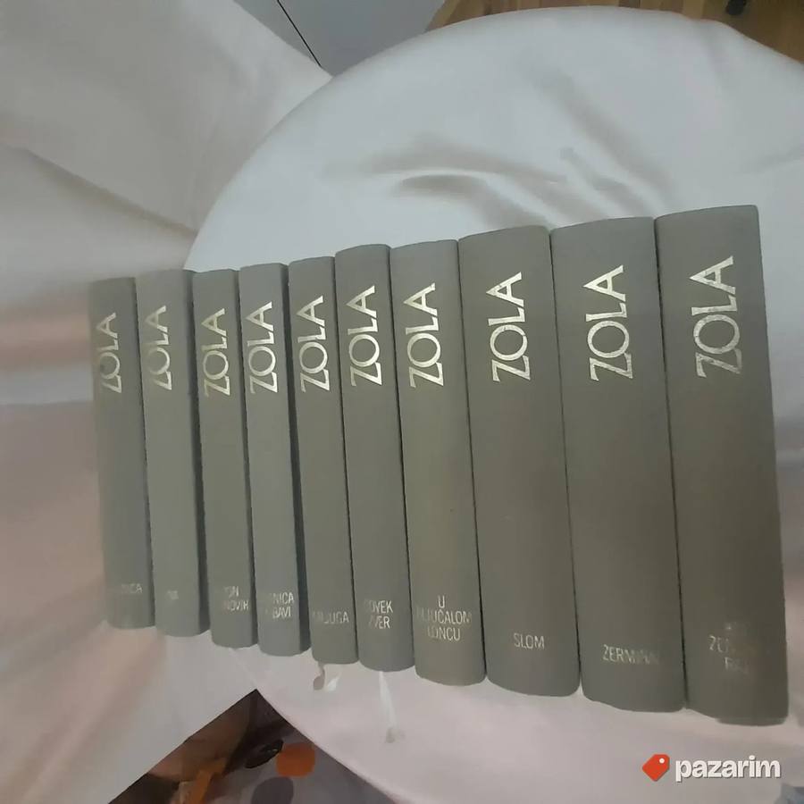 Izabrana dela Emila Zole komplet od 10 knjiga a 3
