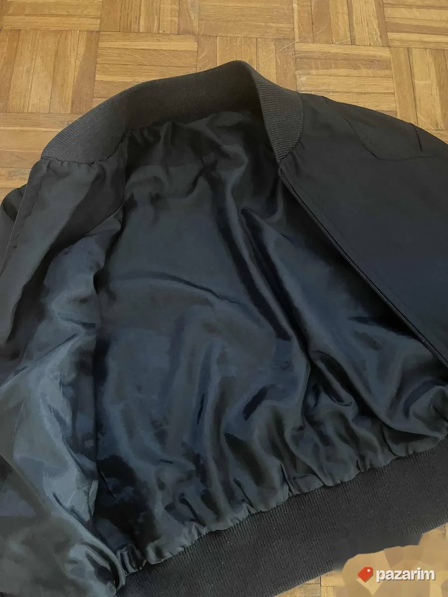crna bomber jaknica crna XS/S snizeno 2