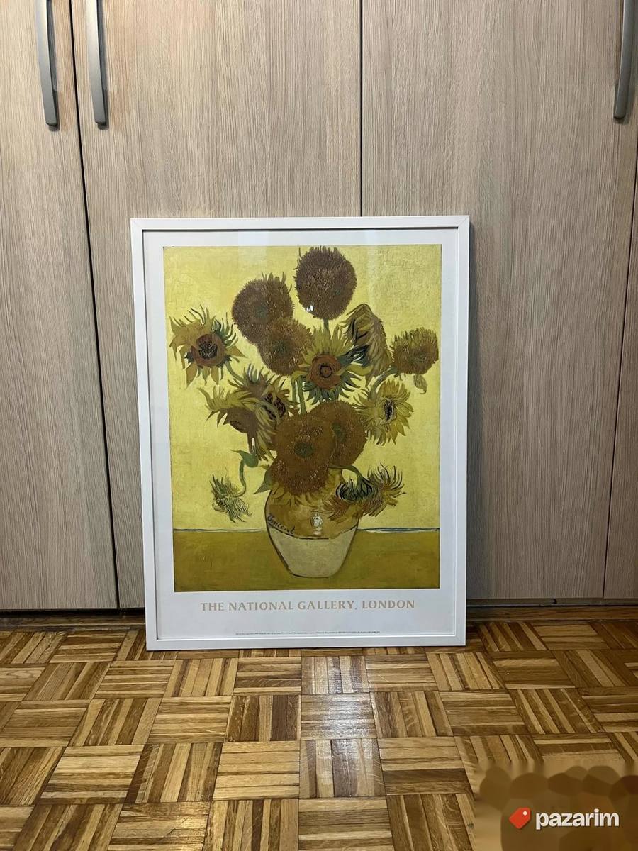suncokreti od Van Goga uramljen poster snizeno 2