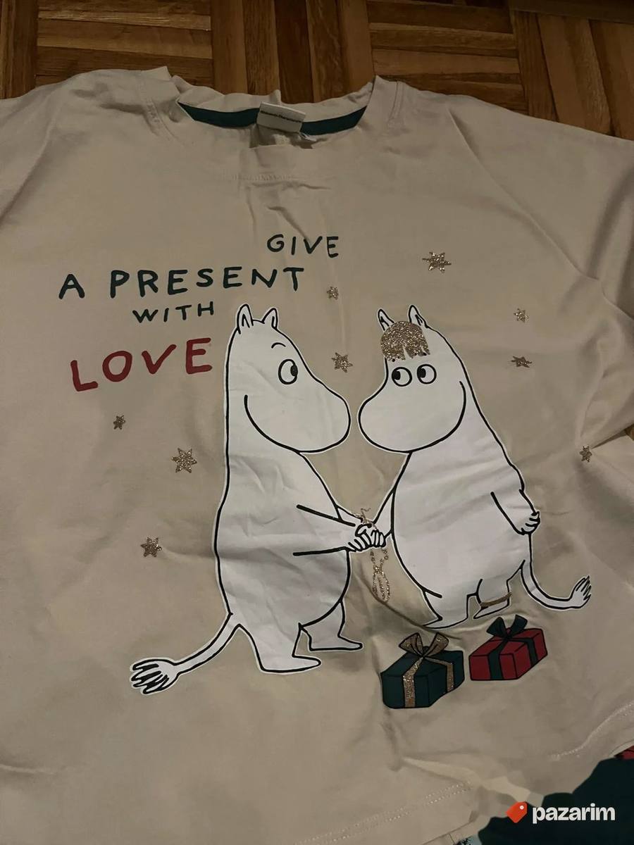 MOOMIN pidzama novogodisnja S 6