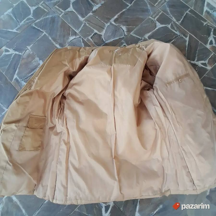 Ženska puder roze perjana jakna br 42 5