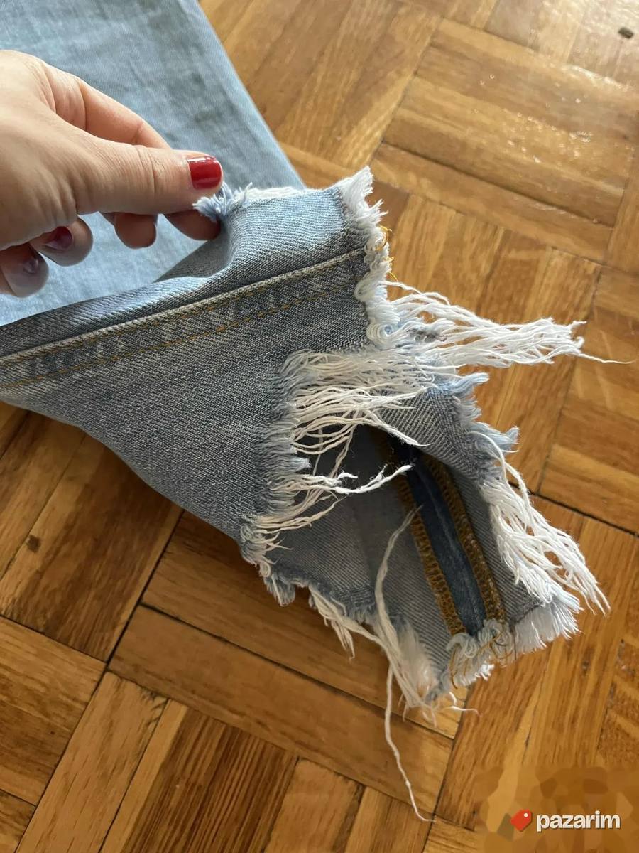 Zara Farmerke 34 Dreed Flare snizeno 4