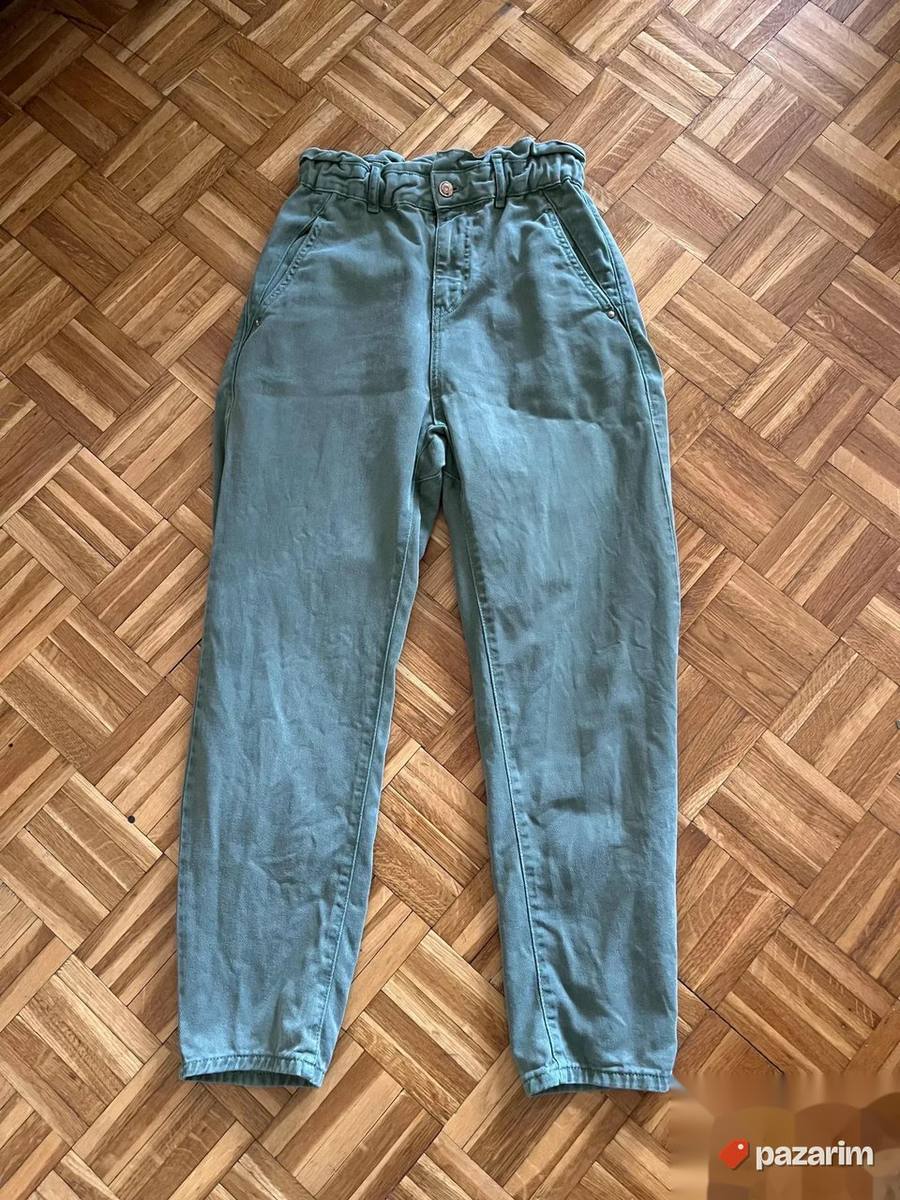 zara farmerke sire zelene 34 snizeno 2