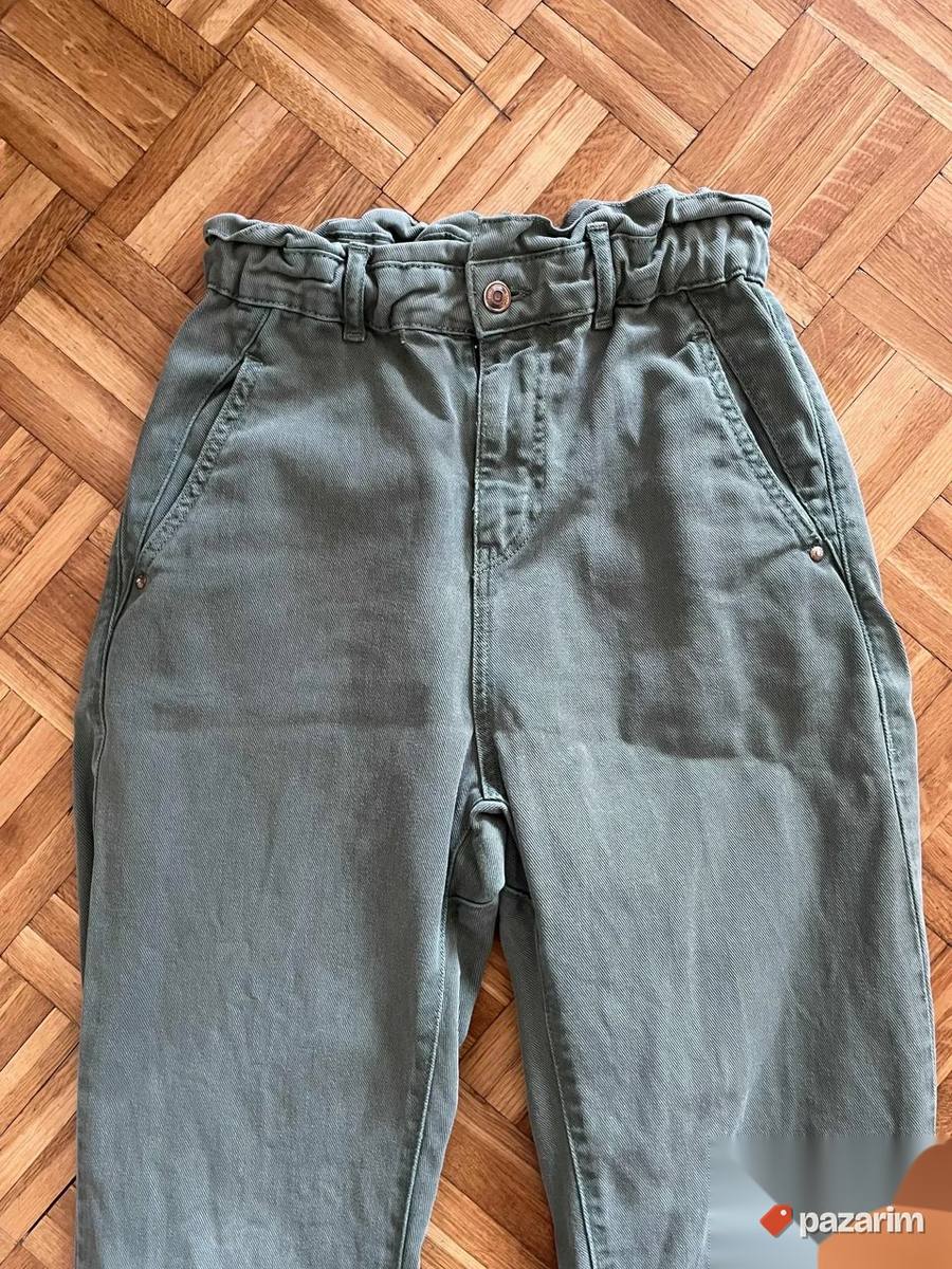 zara farmerke sire zelene 34 snizeno 3