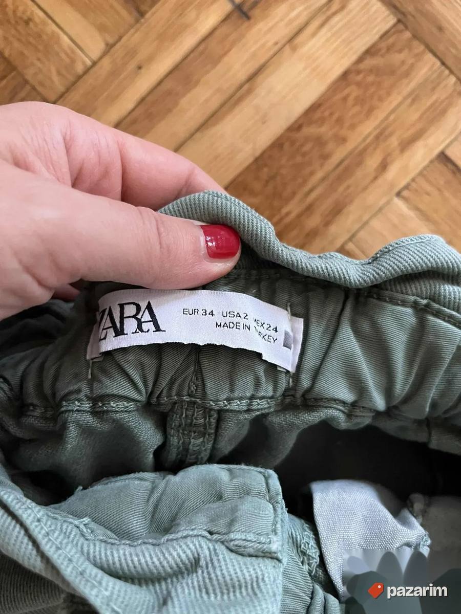 zara farmerke sire zelene 34 snizeno 4