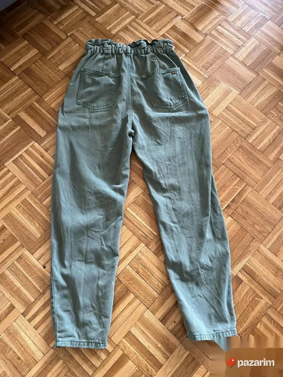 zara farmerke sire zelene 34 snizeno 7