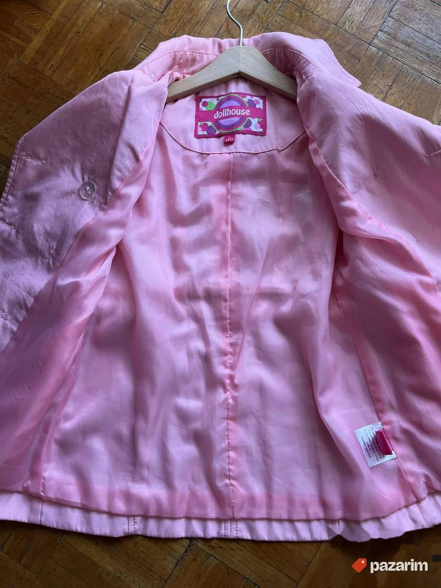 roze mantilic za devojcice od 4 godine snizeno 4