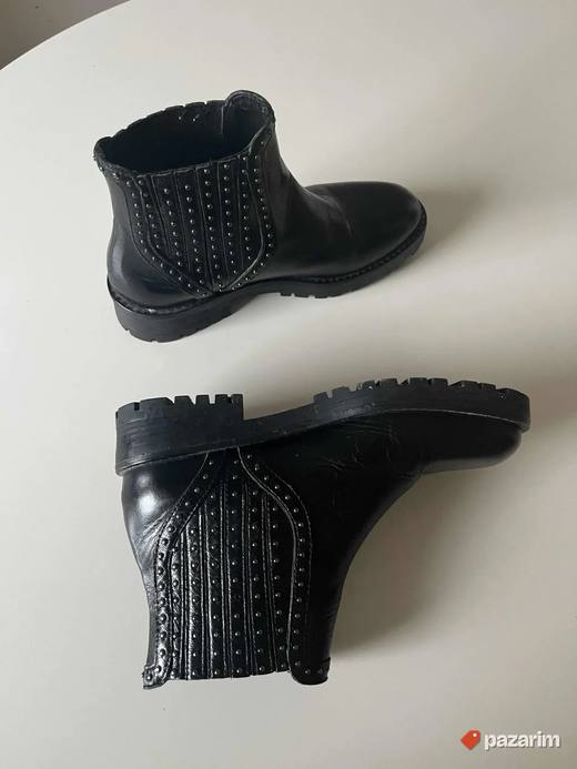 zara kozne cizme basic 36 snizeno