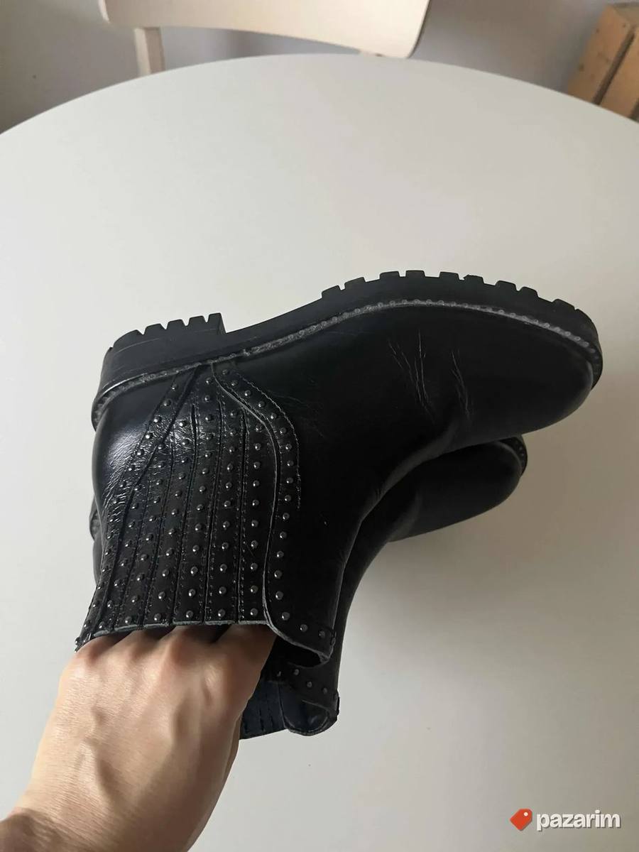 zara kozne cizme basic 36 snizeno 3
