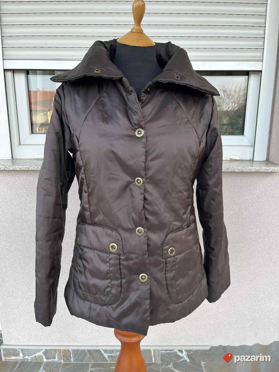 Ženska braon jakna XS- S 1