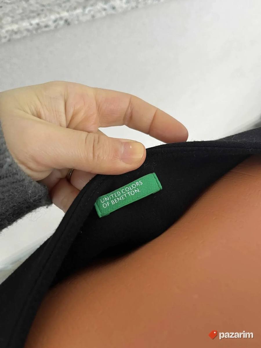 Benetton haljina crna M 3