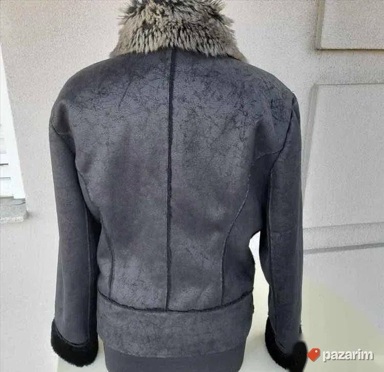 Tamno braon kratka Monton jakna br. 42 2