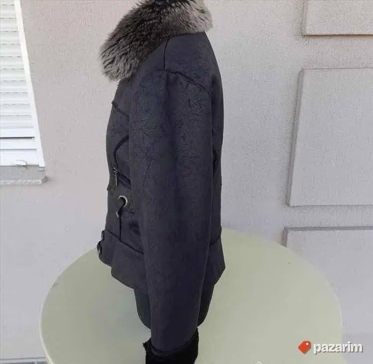 Tamno braon kratka Monton jakna br. 42 6