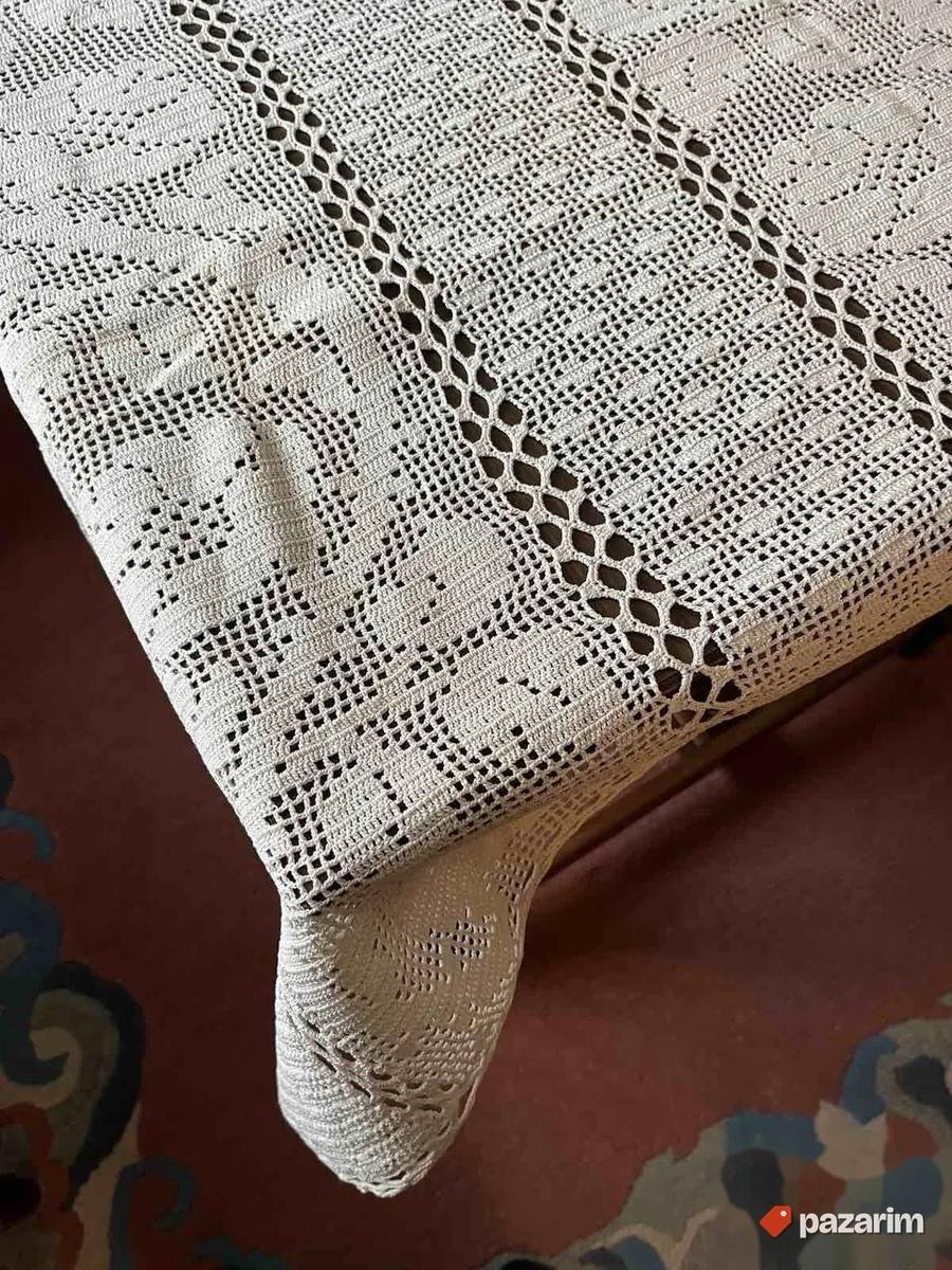 Četvrtasti ručno rađeni stolnjak vel 130x180 8
