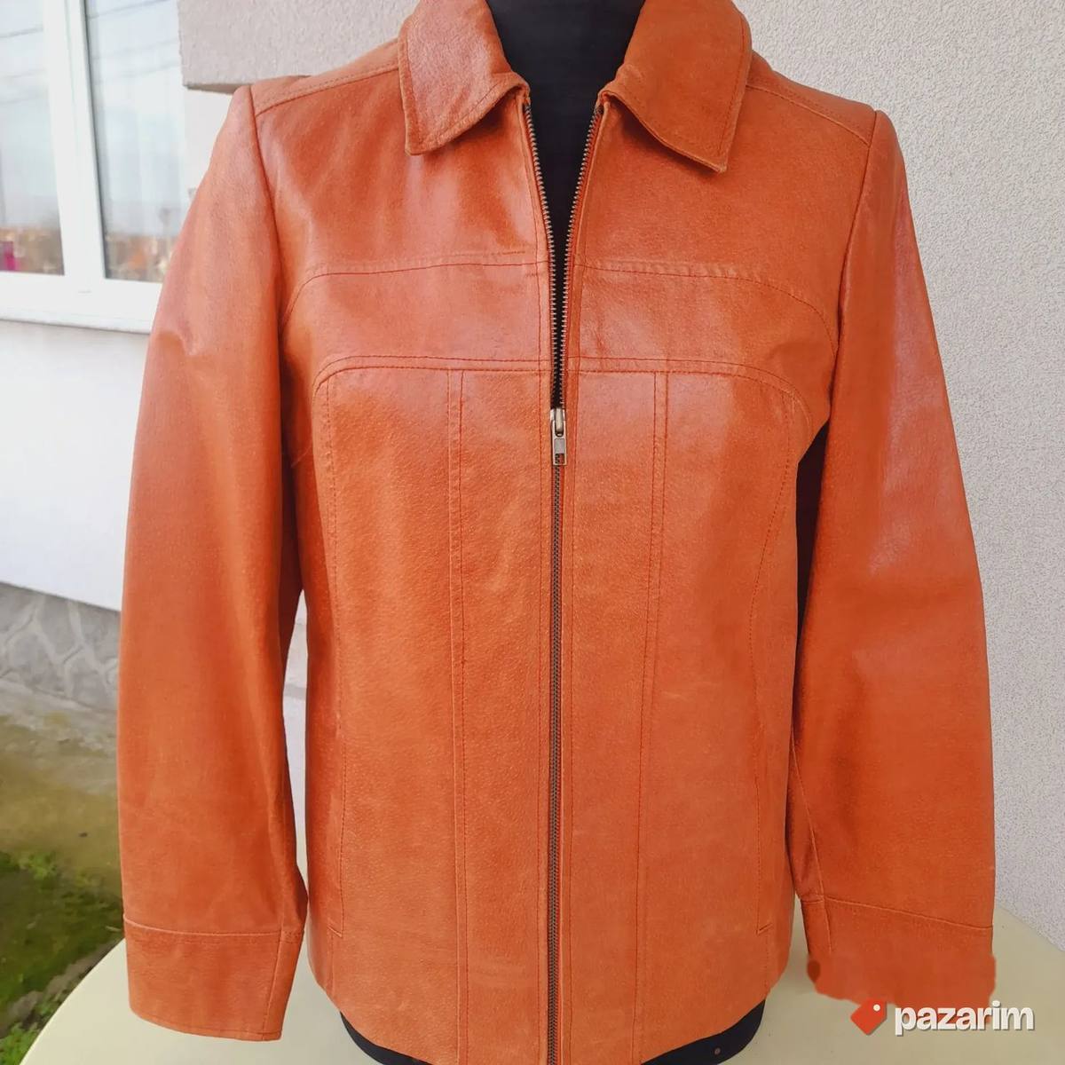 Kožna unisex jakna od prevrnute kože vel36 1