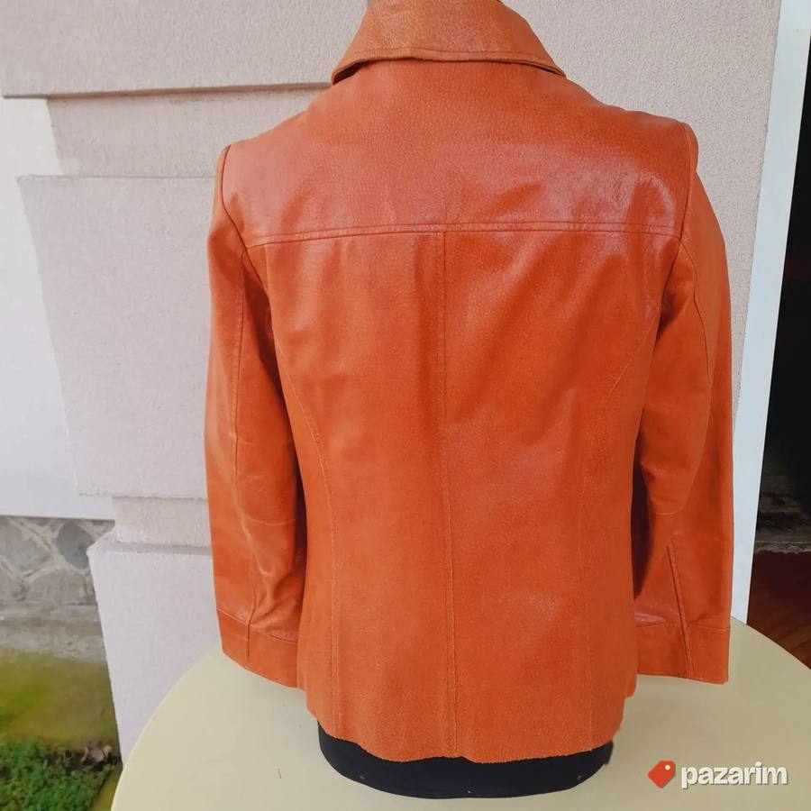 Kožna unisex jakna od prevrnute kože vel36 2